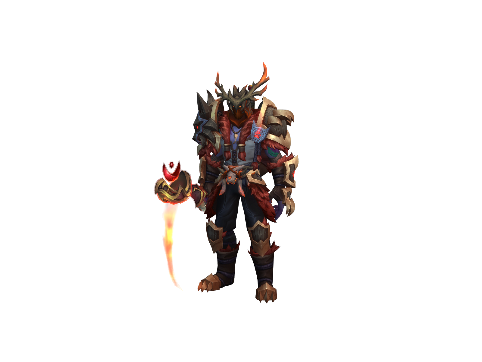 Purcifer 3D character render