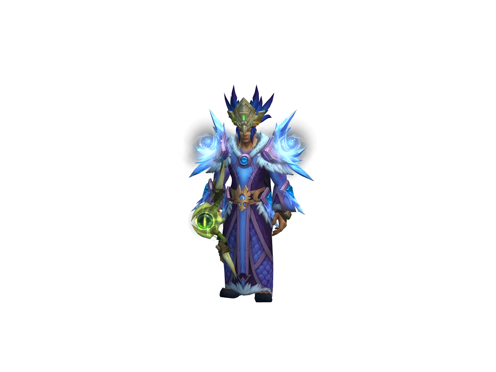 Quetine 3D character render