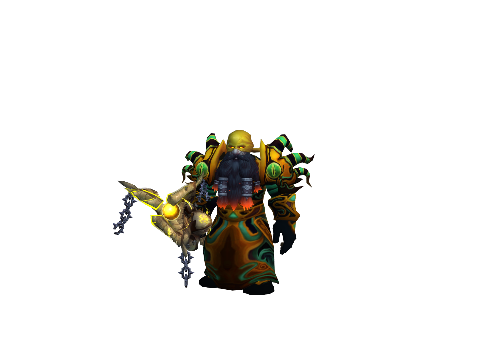 Lockael 3D character render