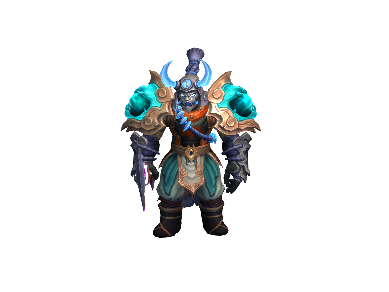 Mysterfister 3D character render