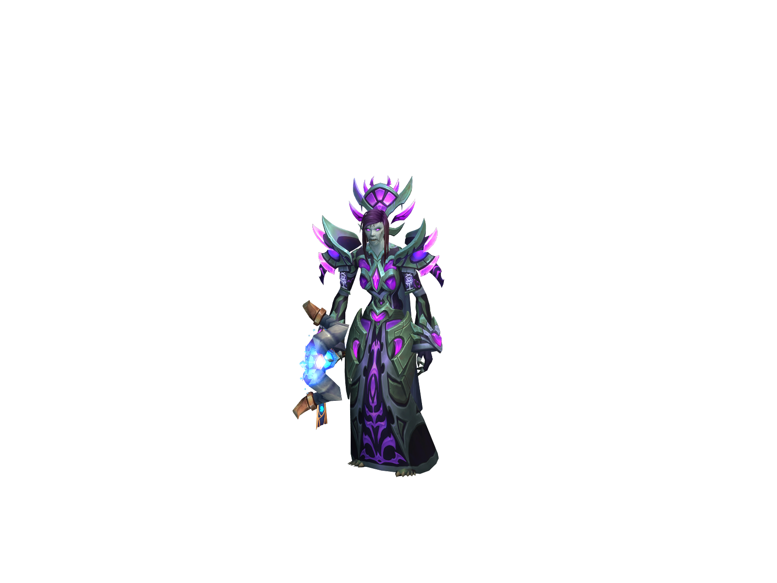 Milduras 3D character render