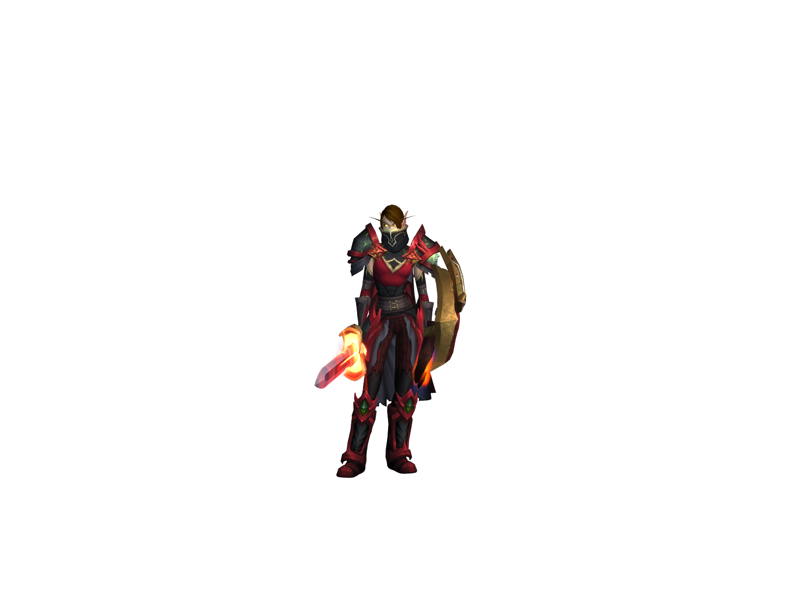 Alessira 3D character render