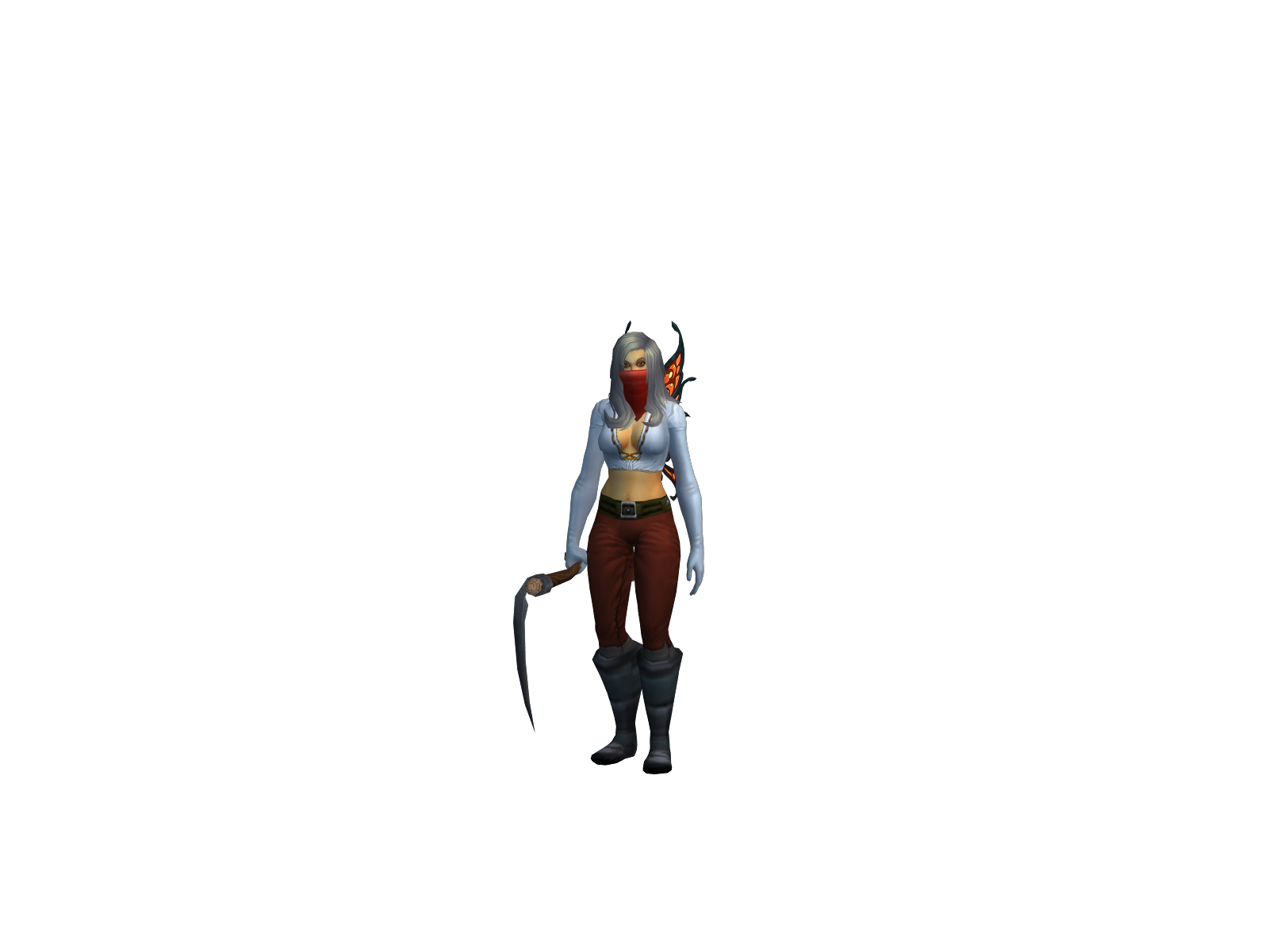 Squatgodessx 3D character render
