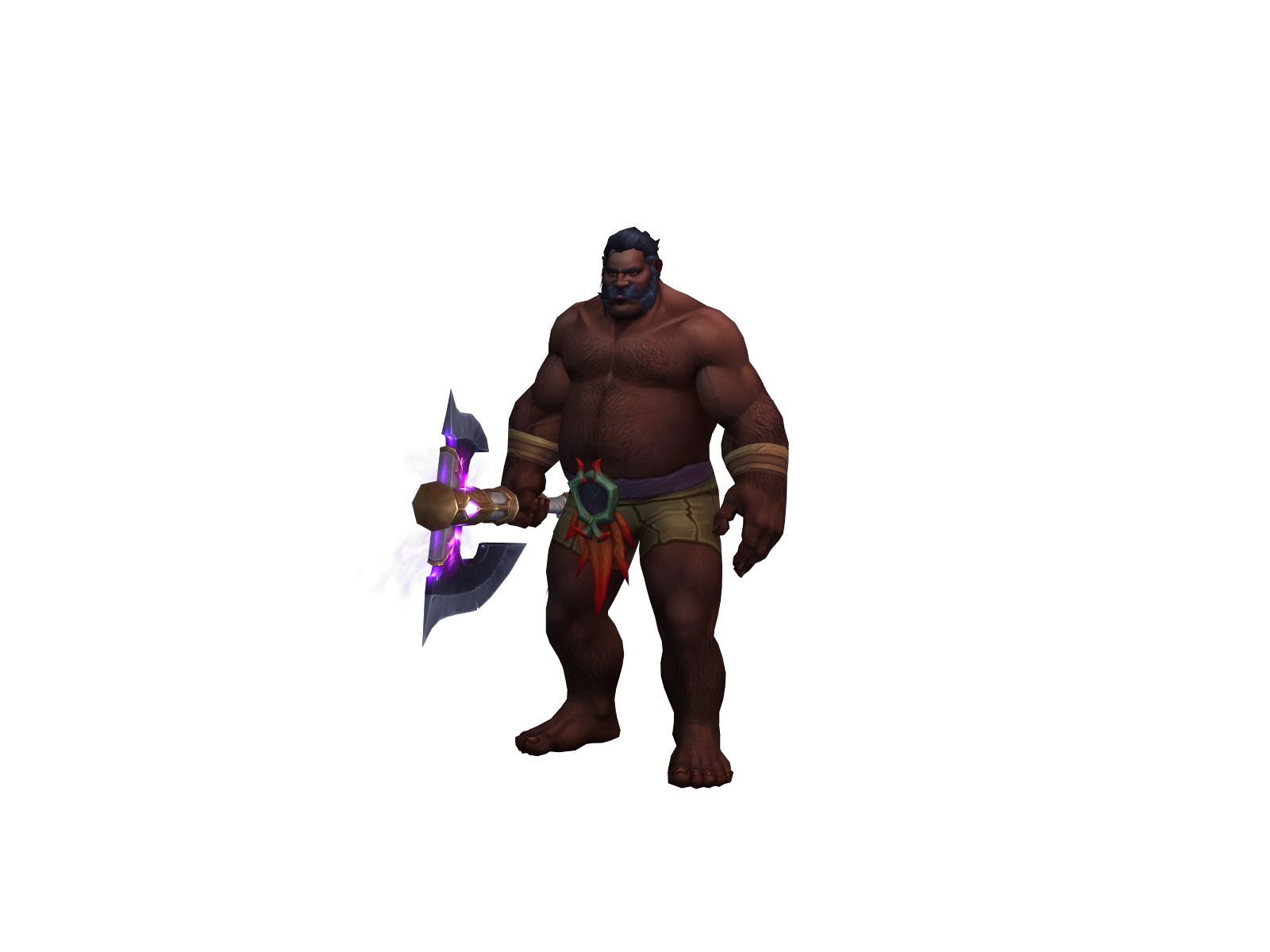Perdhapley 3D character render