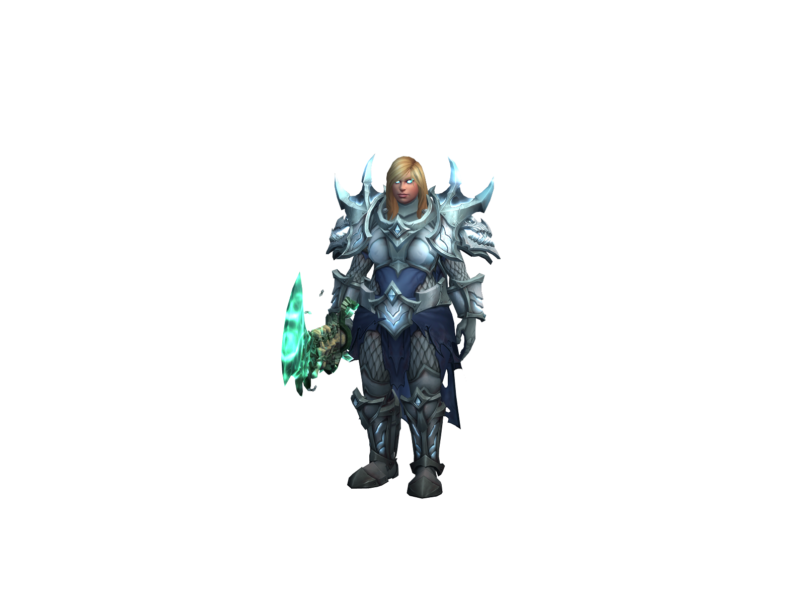 Loozing 3D character render