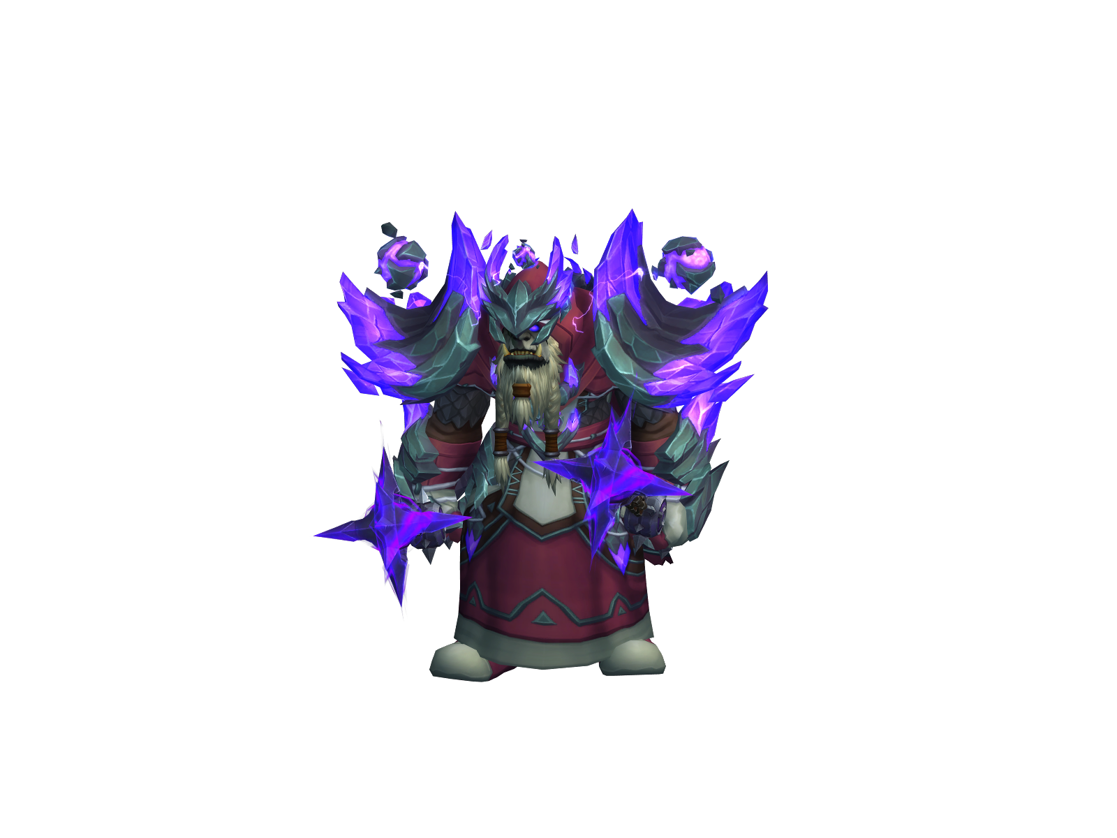 Thundrfists 3D character render