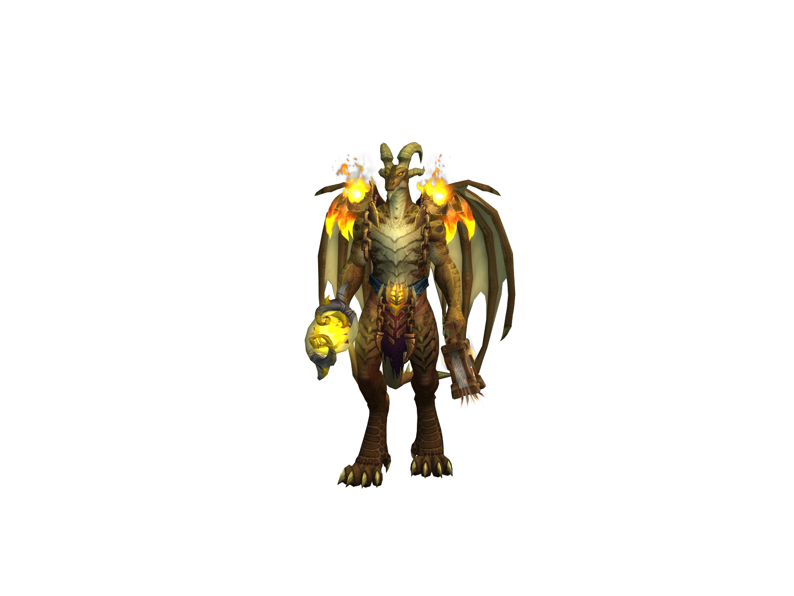 Blazevoker 3D character render