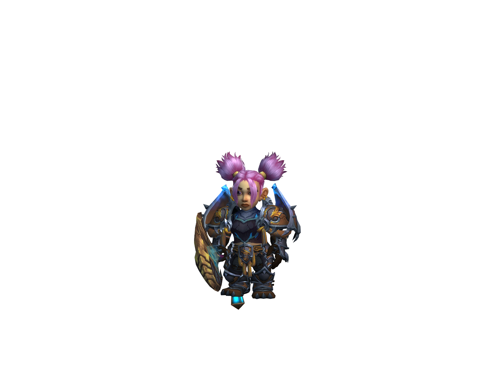 Mursirl 3D character render