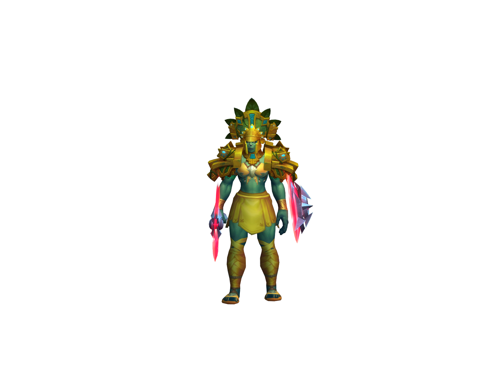 Shpongol 3D character render