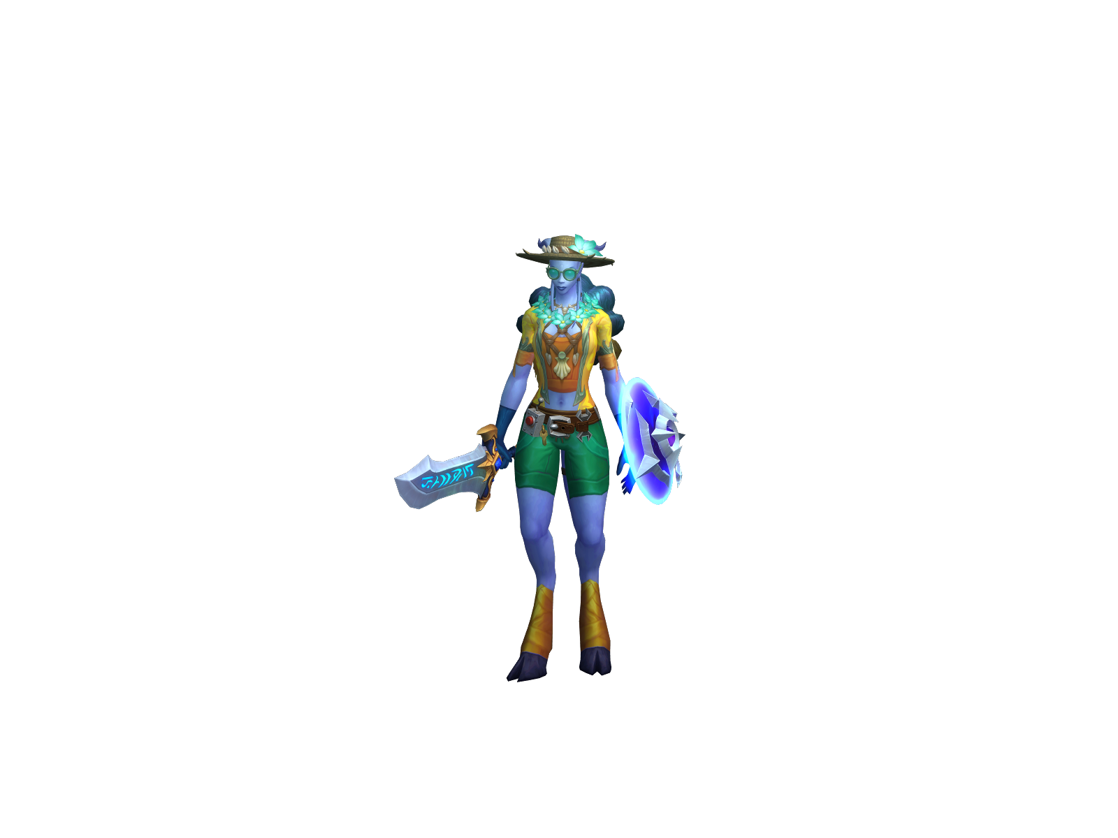 Goldenfinger 3D character render