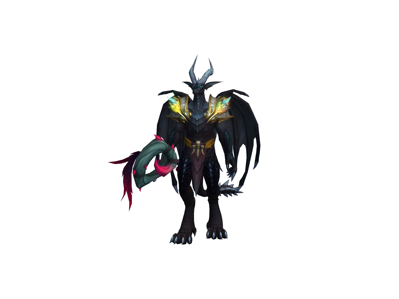 Drakiiolo 3D character render