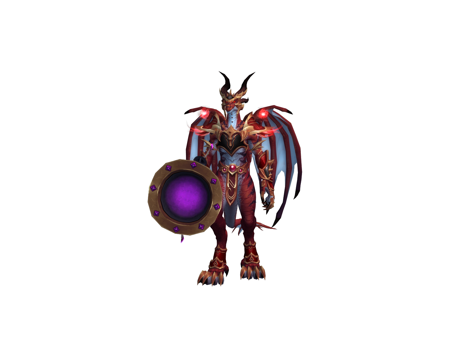 Icedrake 3D character render