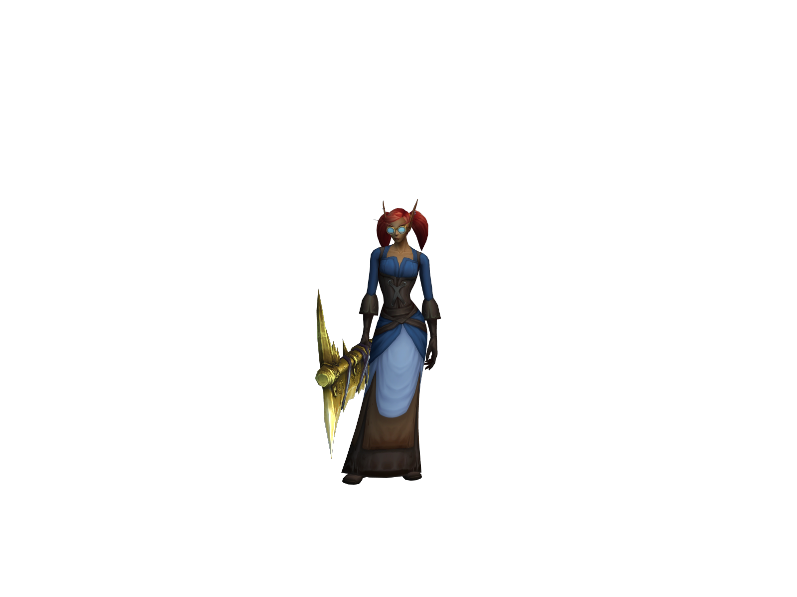 Frägility 3D character render