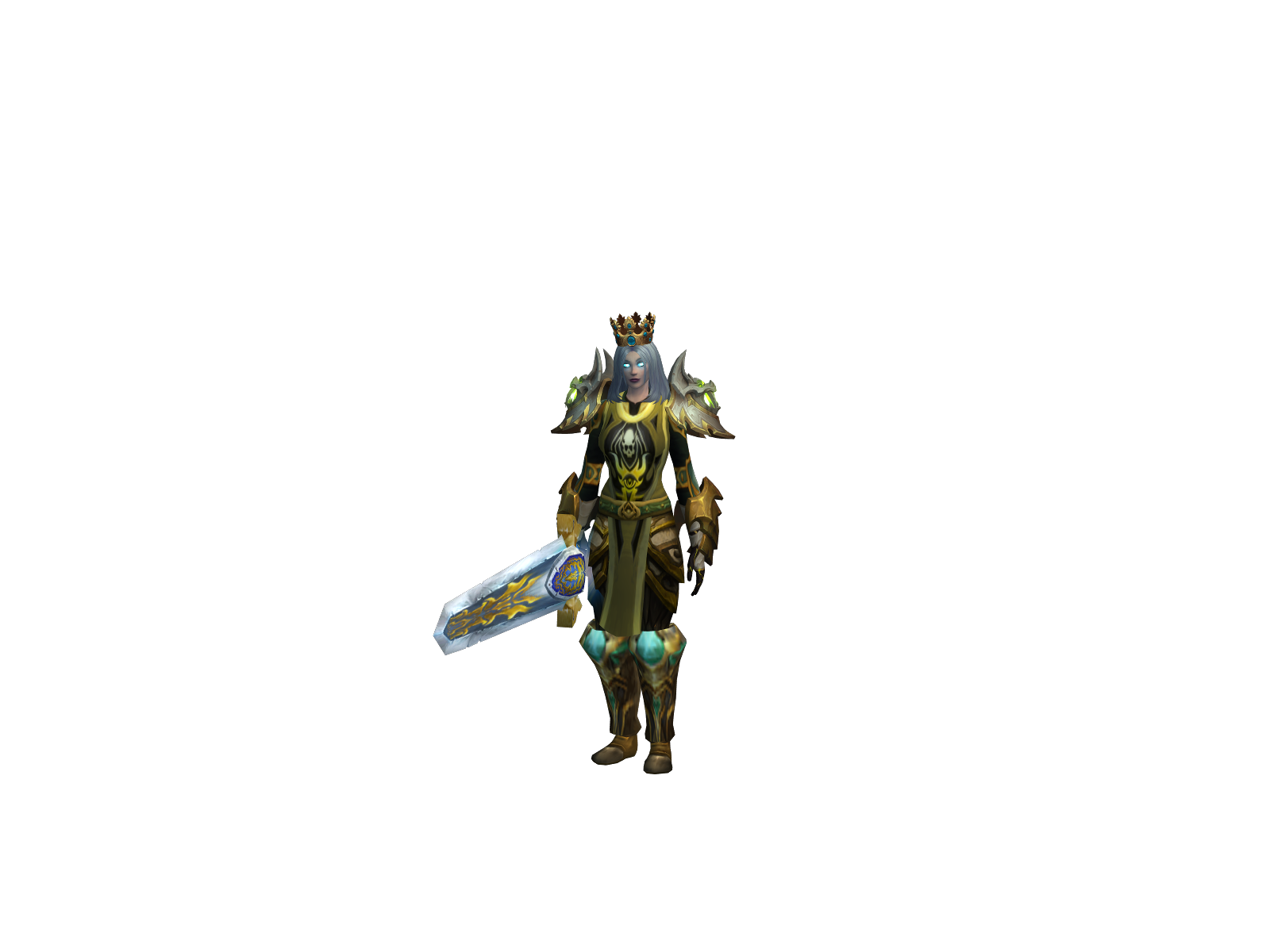 Aziey 3D character render