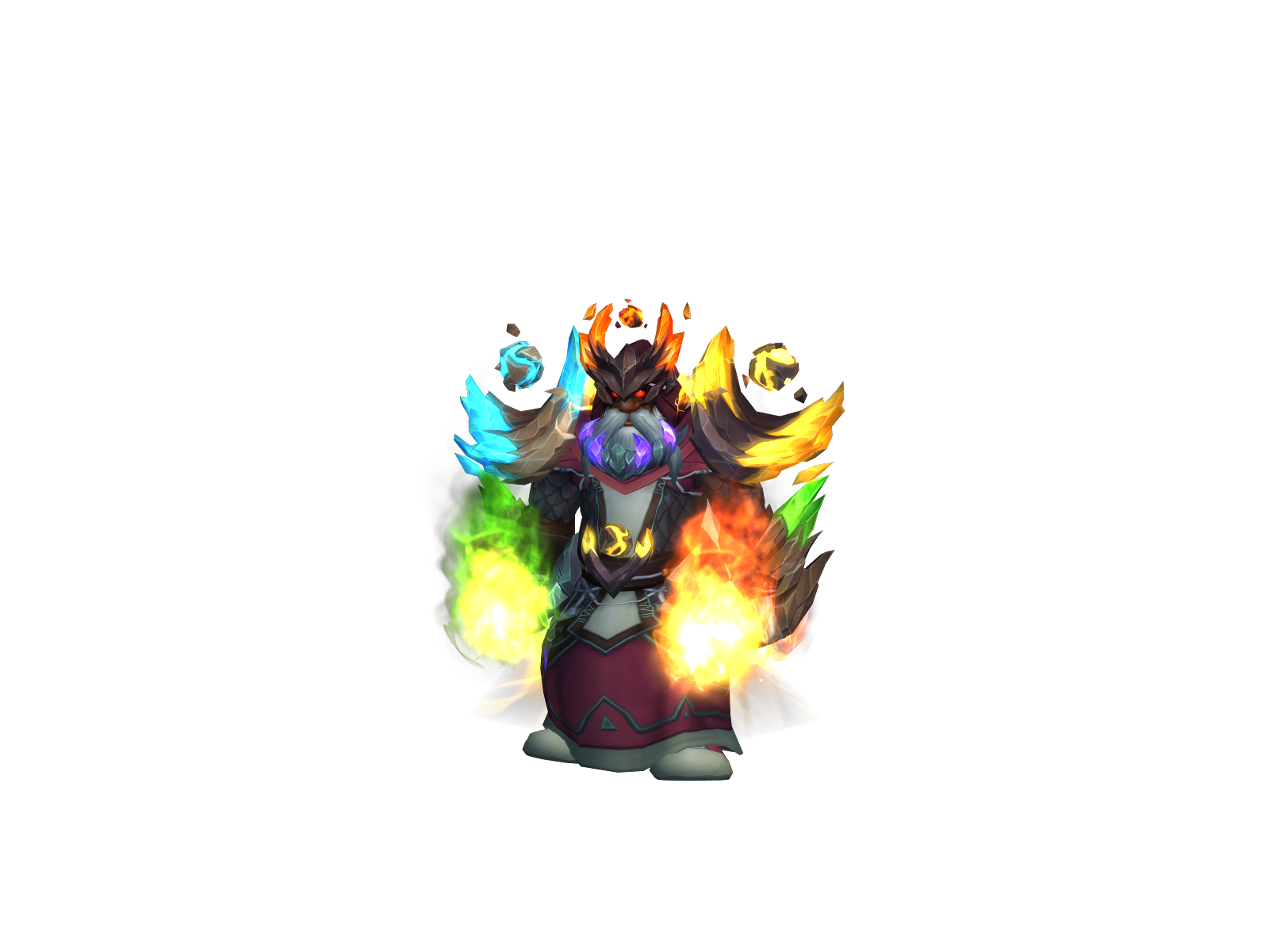 Shramm 3D character render