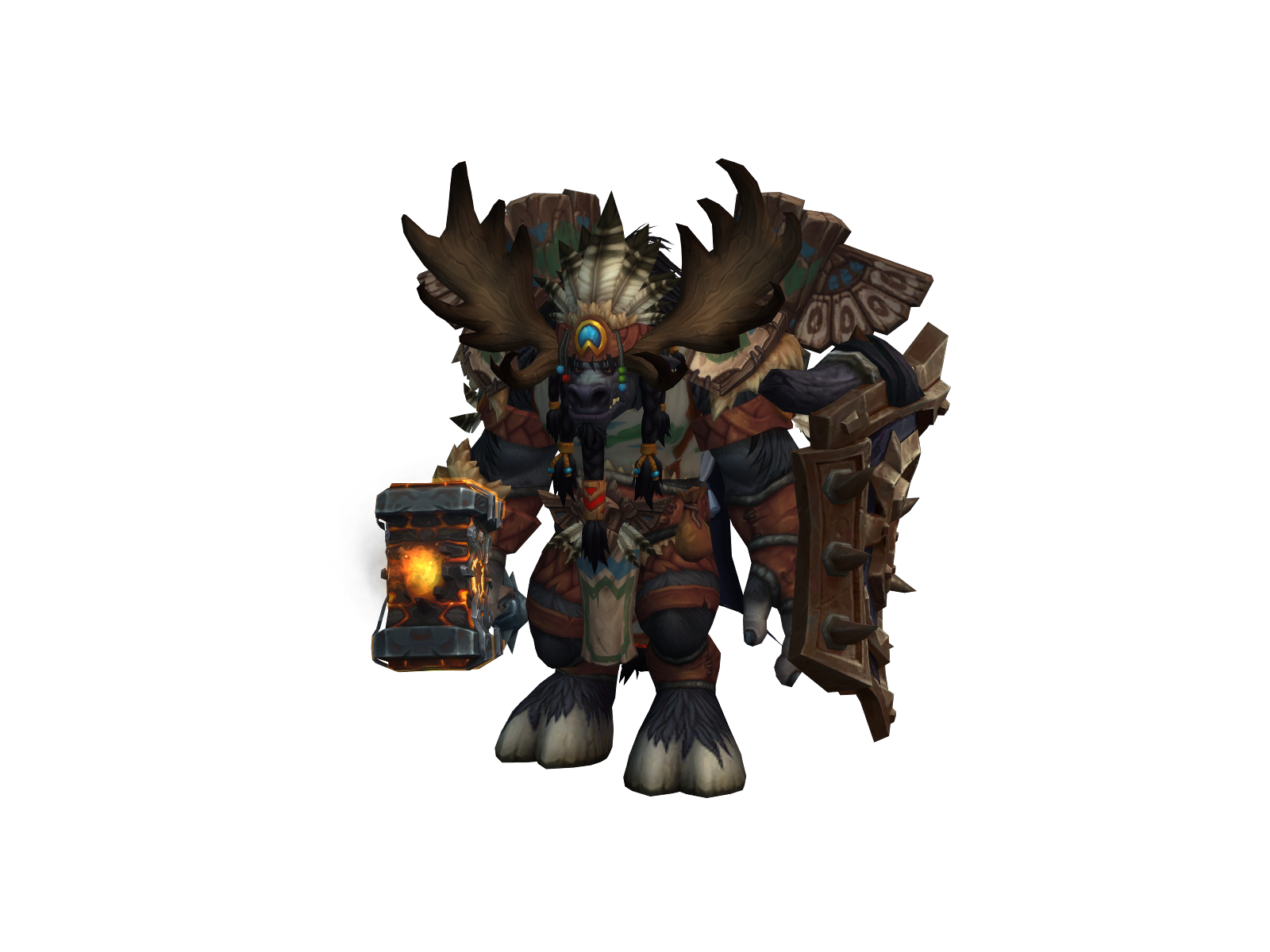 Bullchoker 3D character render