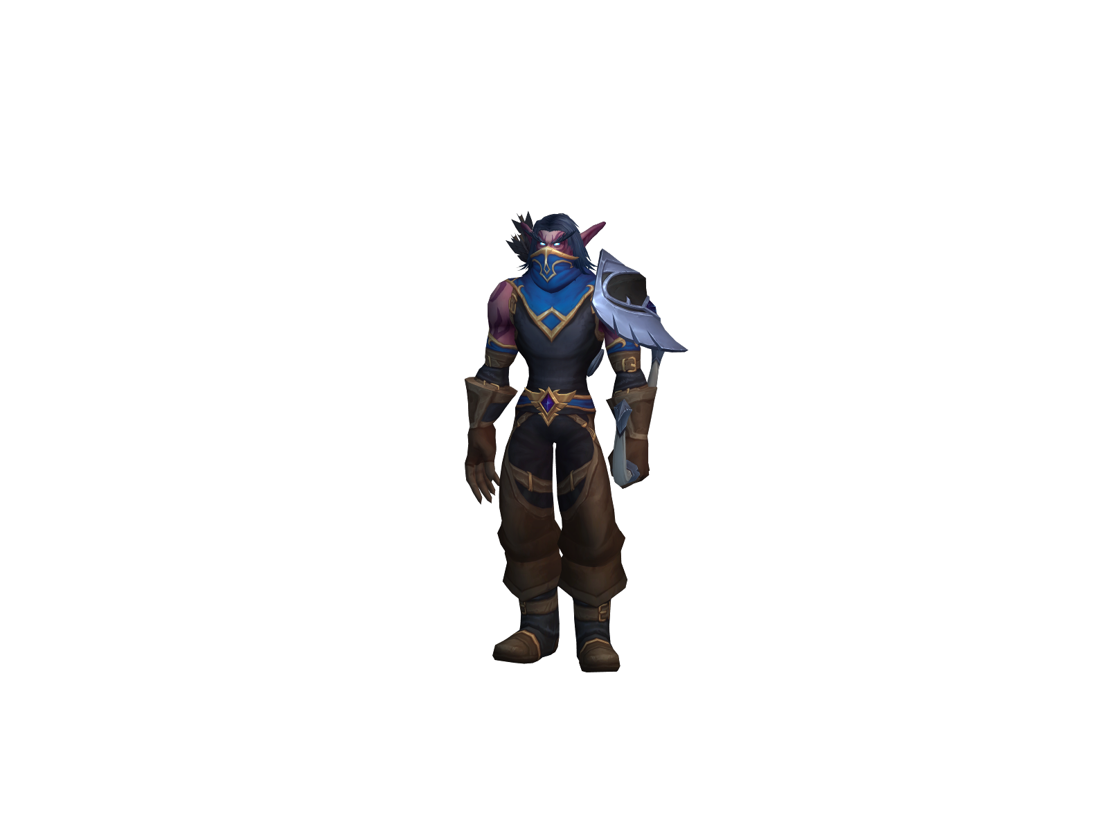 Barbarus 3D character render