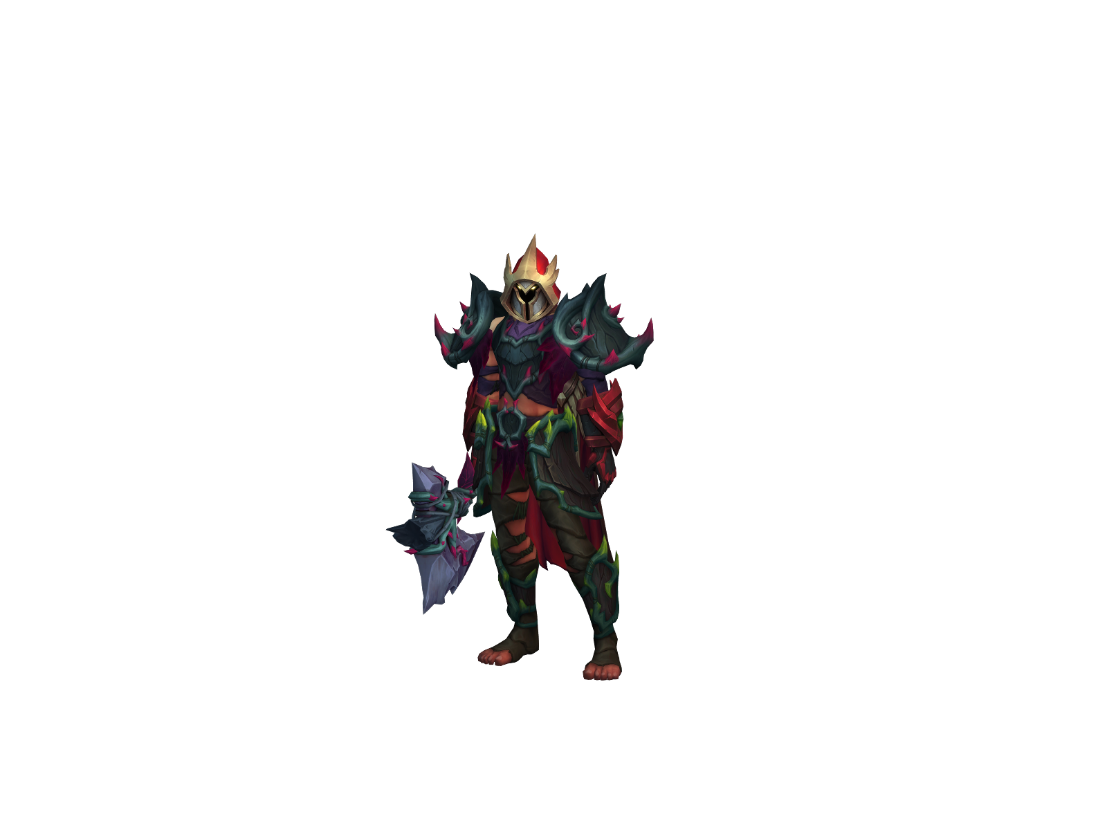 Krustytophat 3D character render