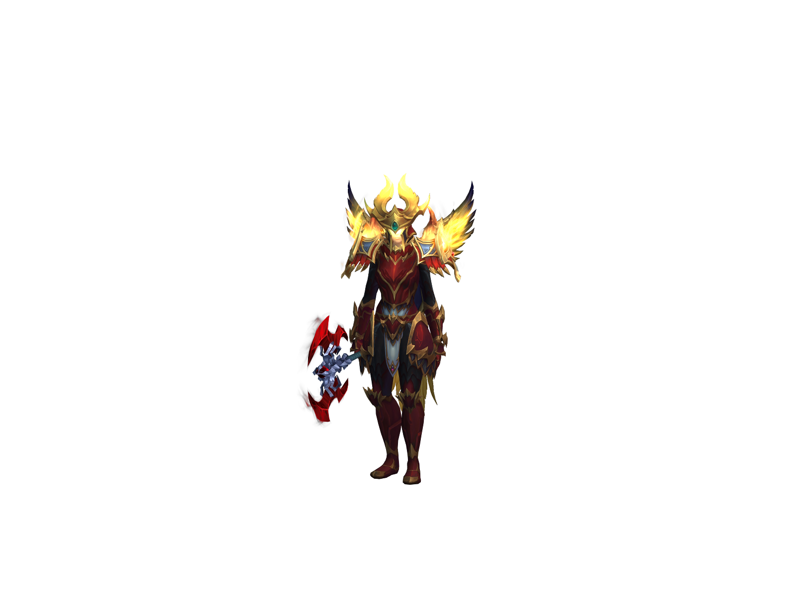 Retana 3D character render