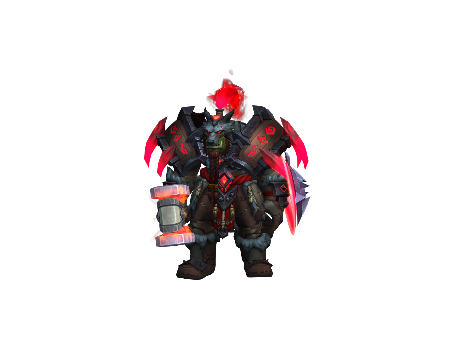 Kwashan 3D character render