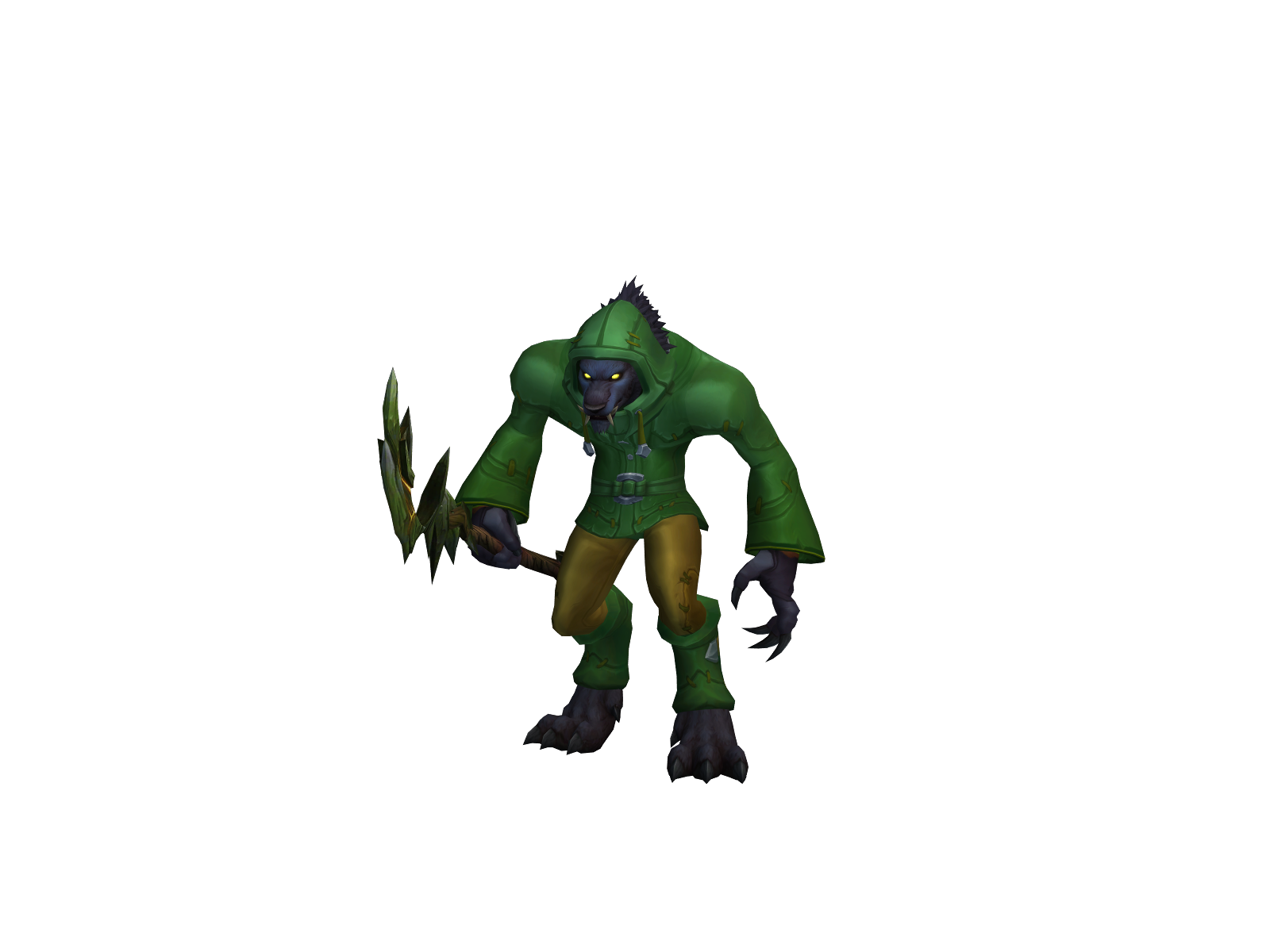 Partonlott 3D character render