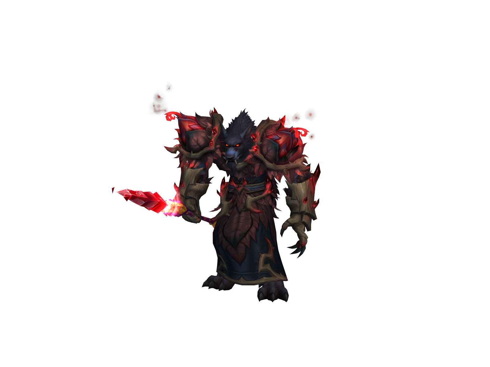 Unjustified 3D character render