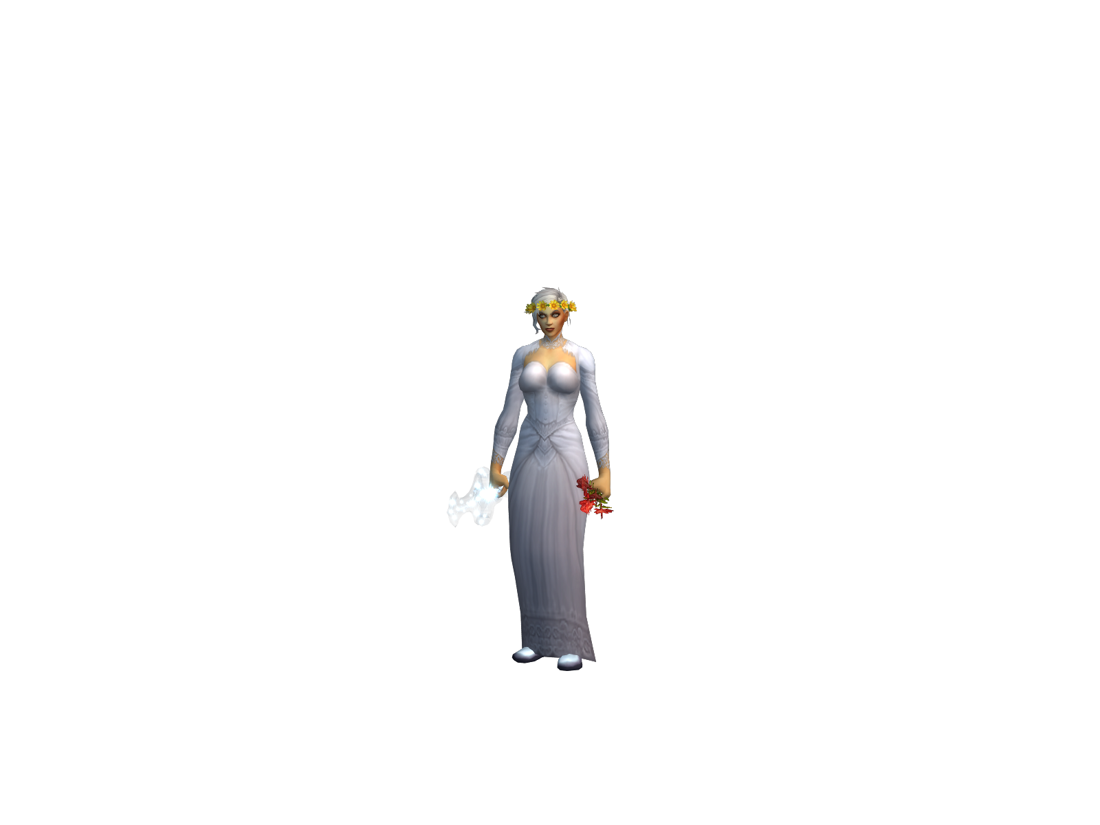 Restingbface 3D character render