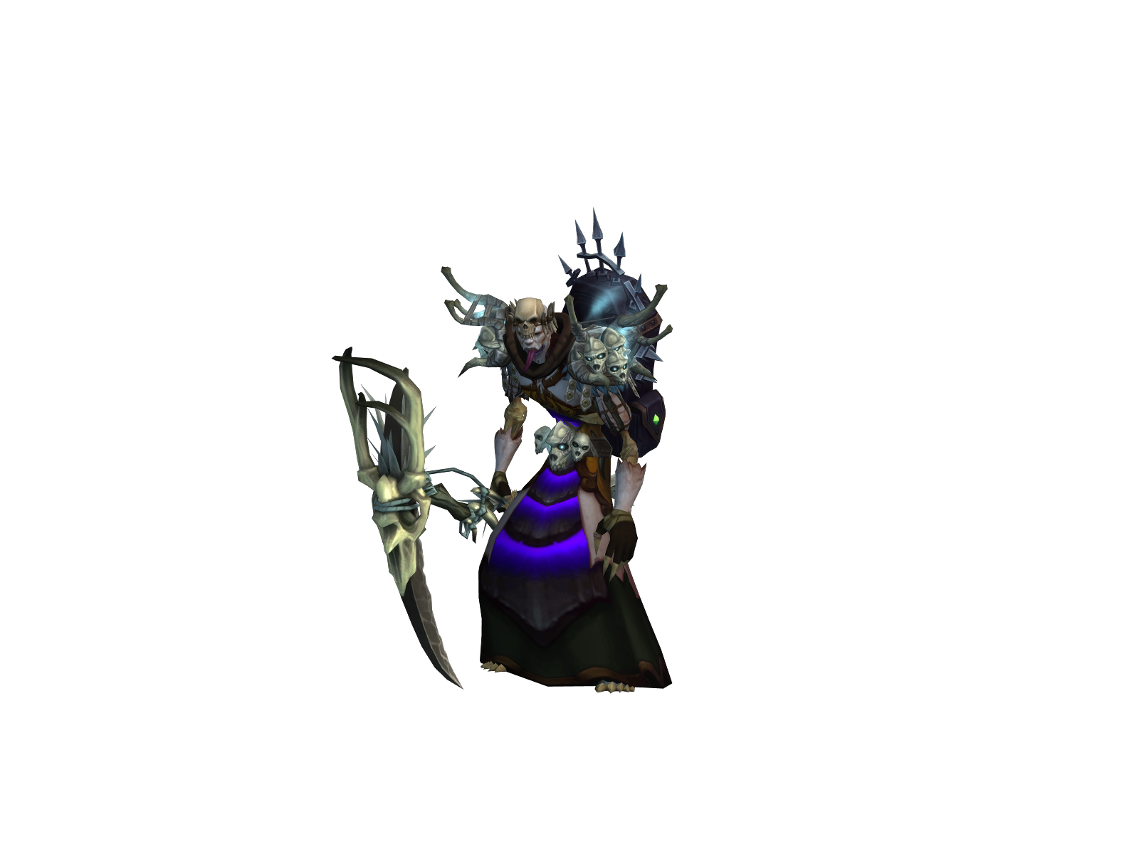 Bonelord 3D character render