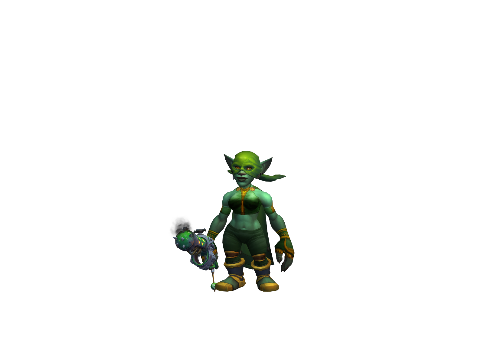 Gobleena 3D character render