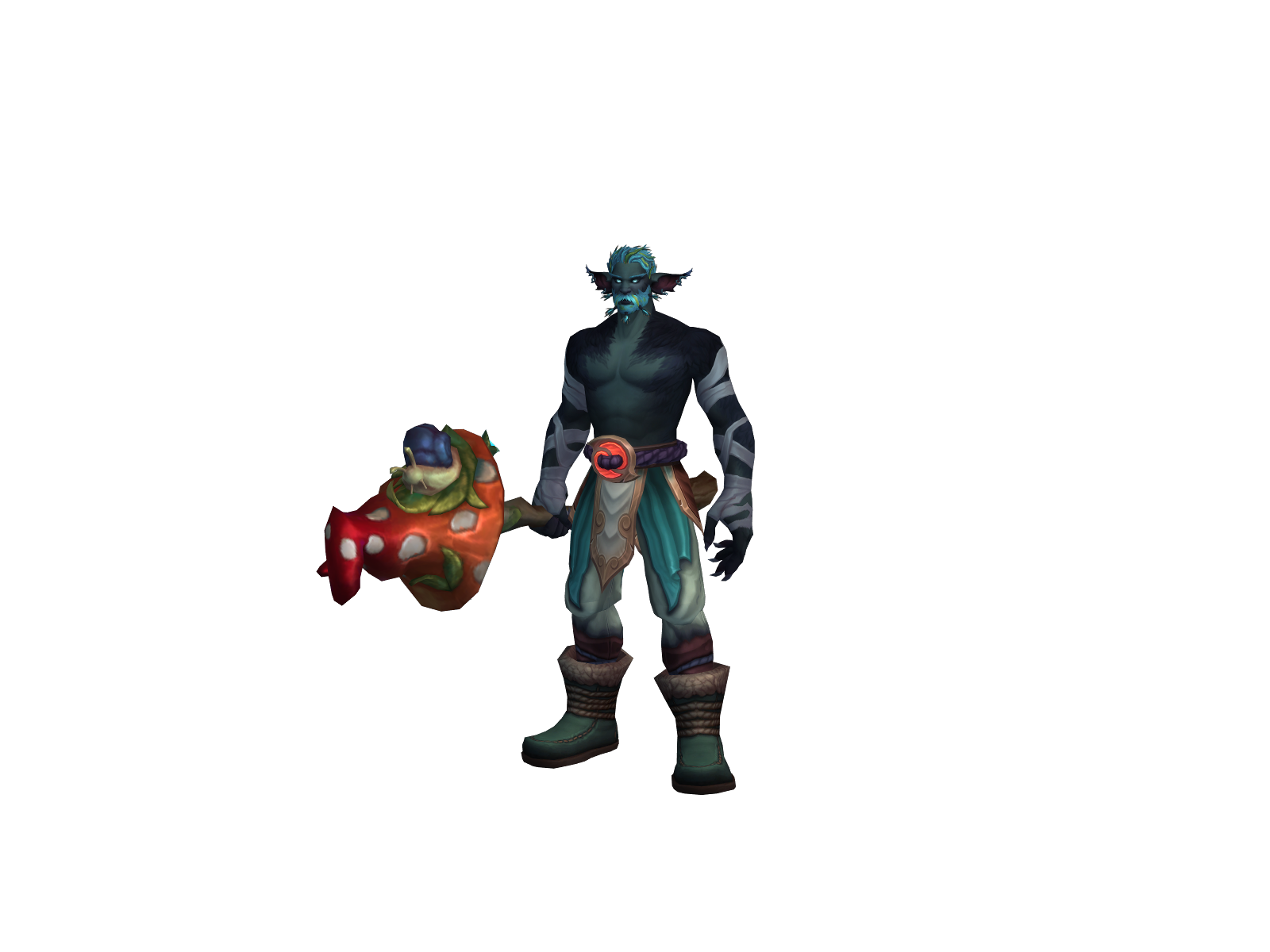 Huehue 3D character render