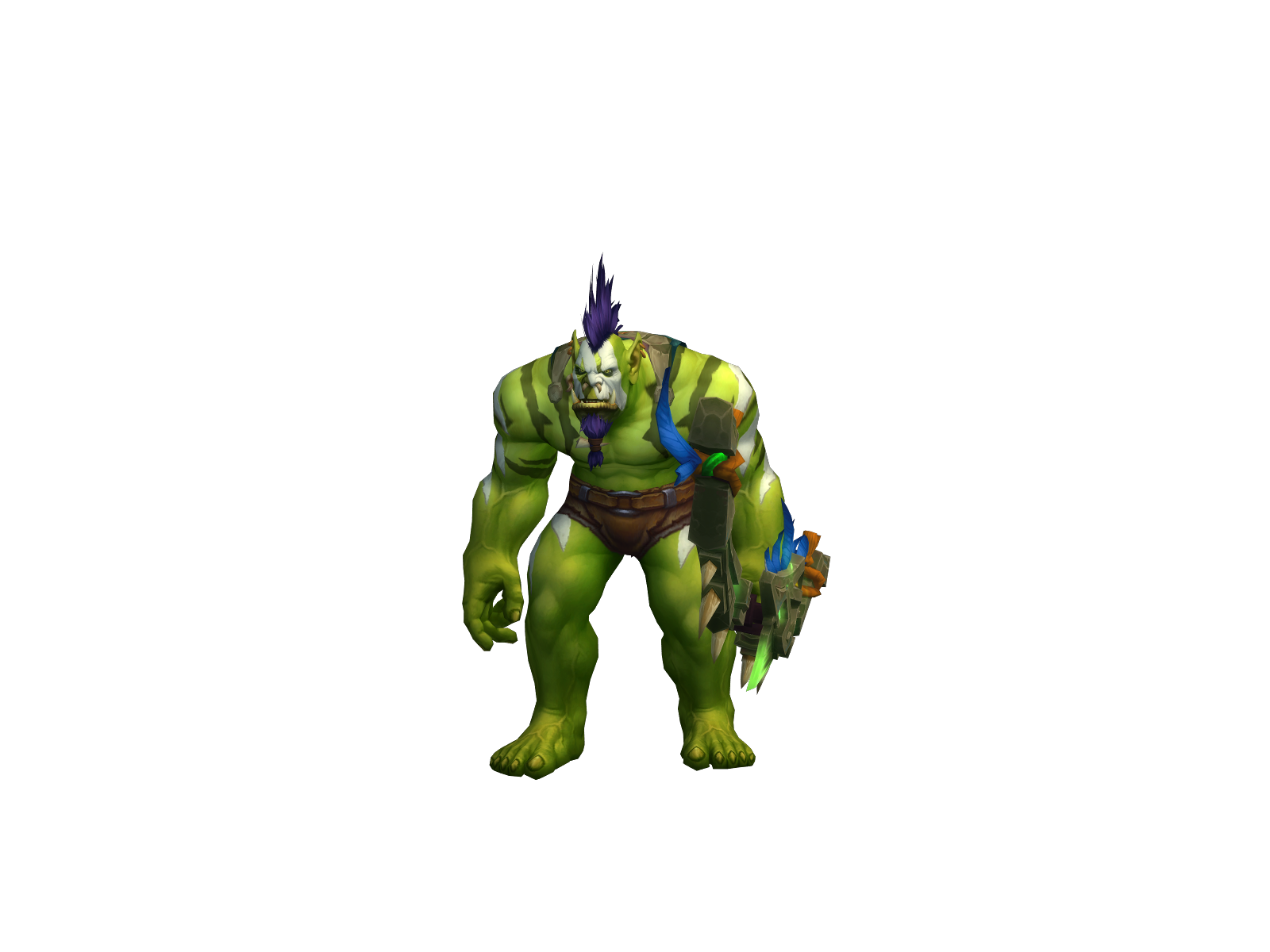 Bigcrank 3D character render