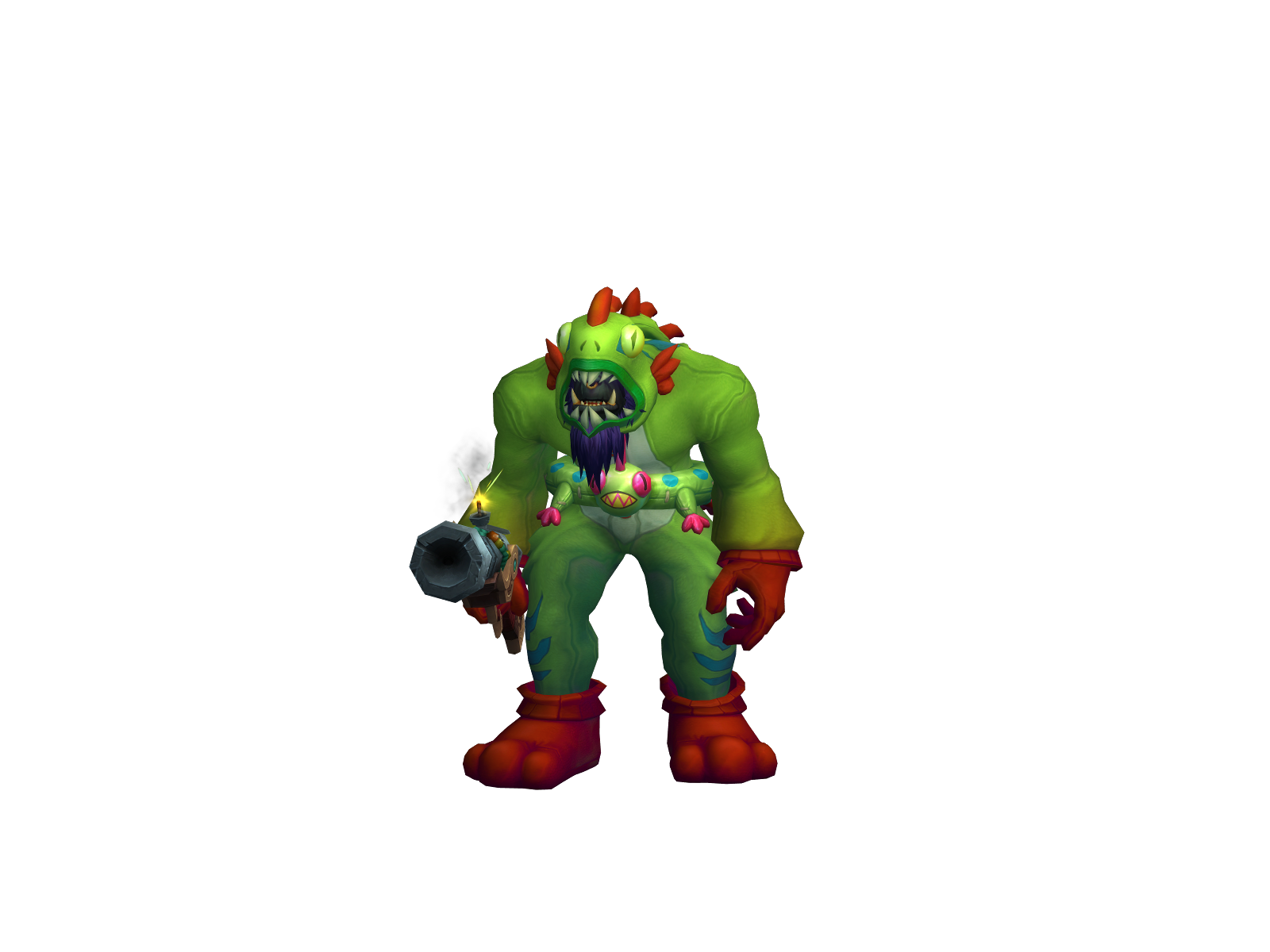 Teexas 3D character render