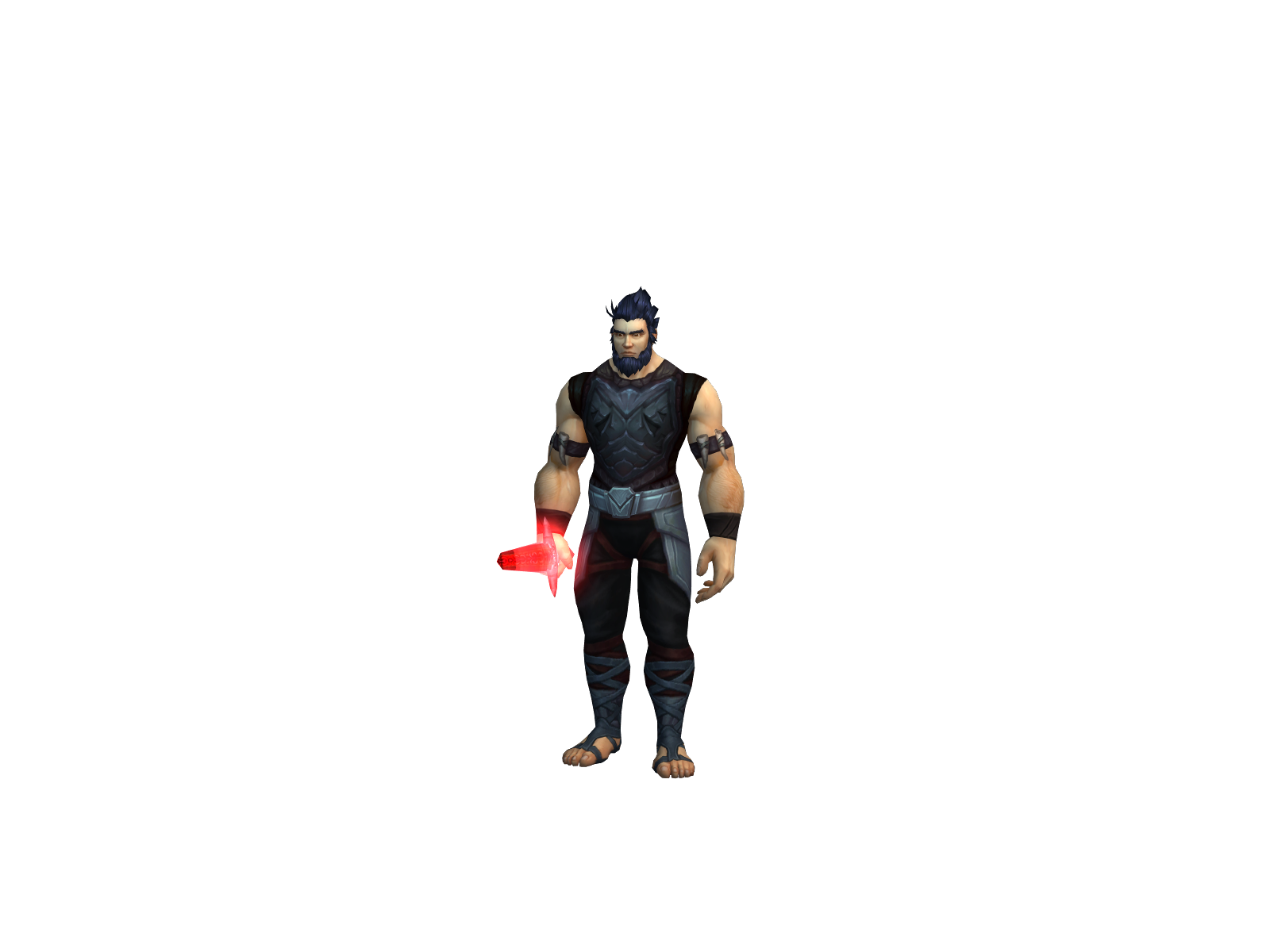 Stillgrinnin 3D character render