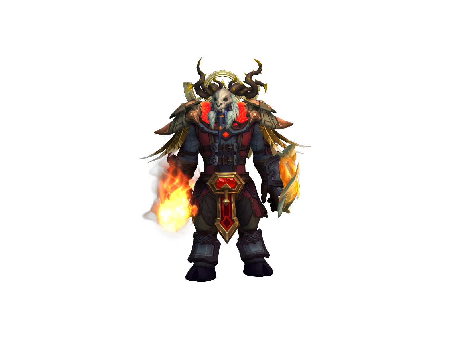 Shamminout 3D character render
