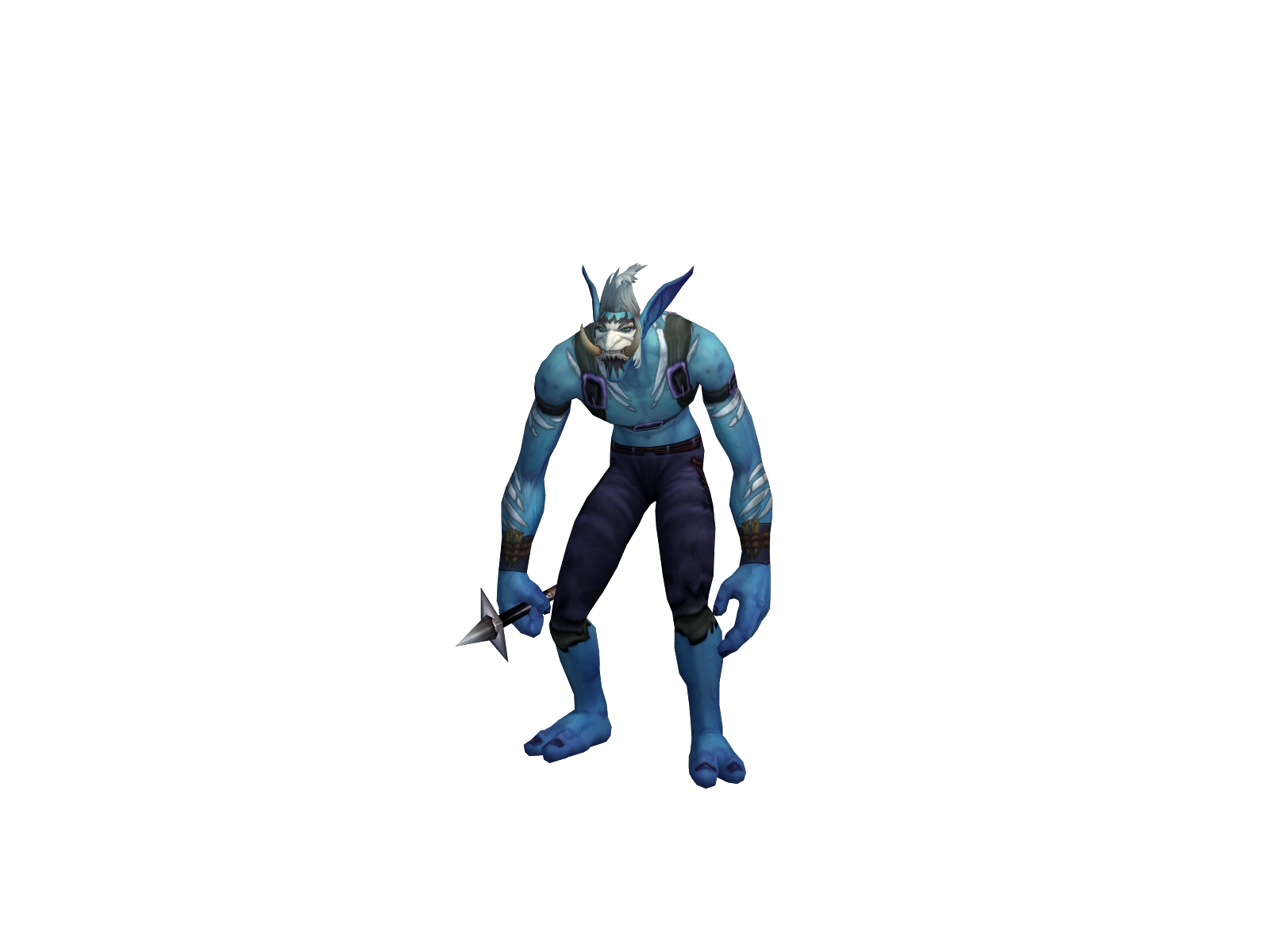 Azul 3D character render
