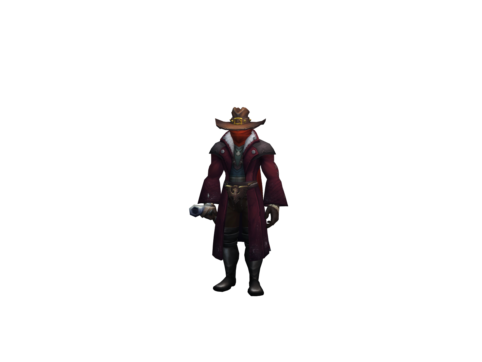 Mendestrike 3D character render