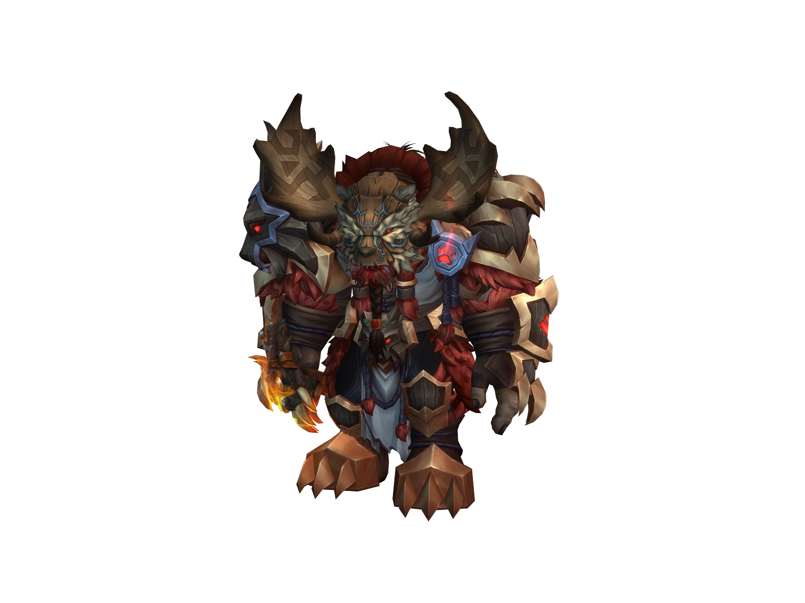 Pandadruid 3D character render