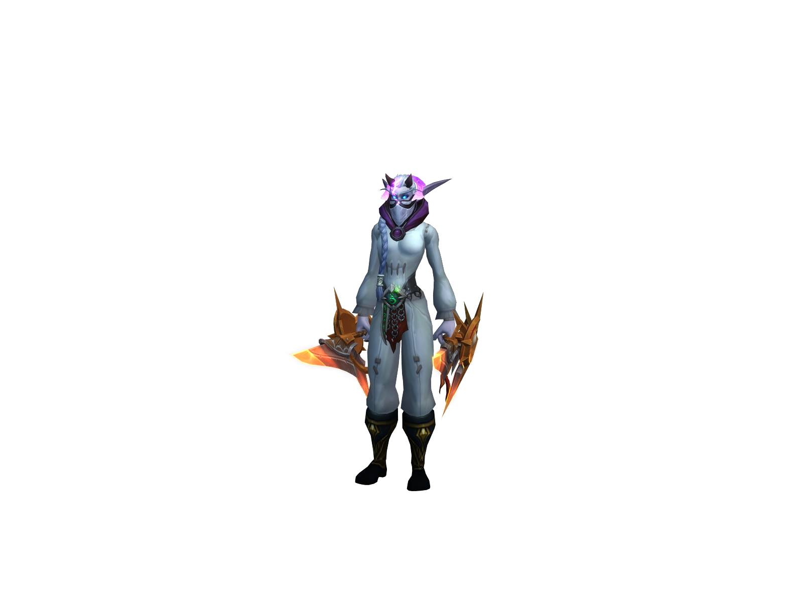 Milone 3D character render