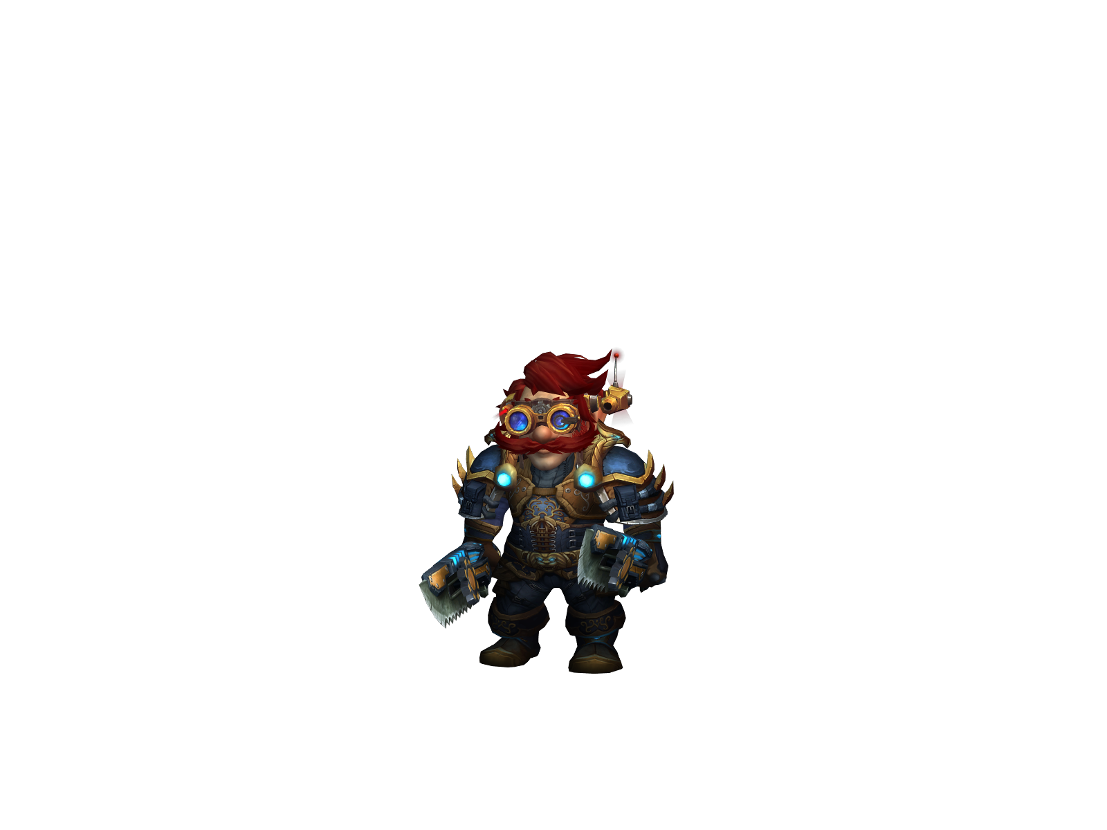 Theokling 3D character render