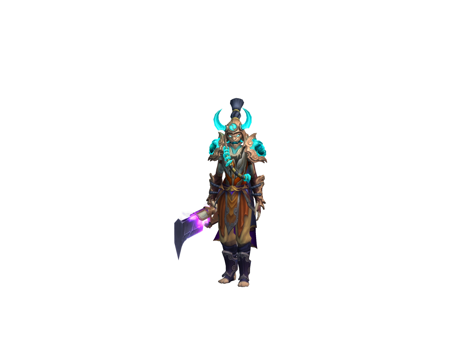 Liunkang 3D character render