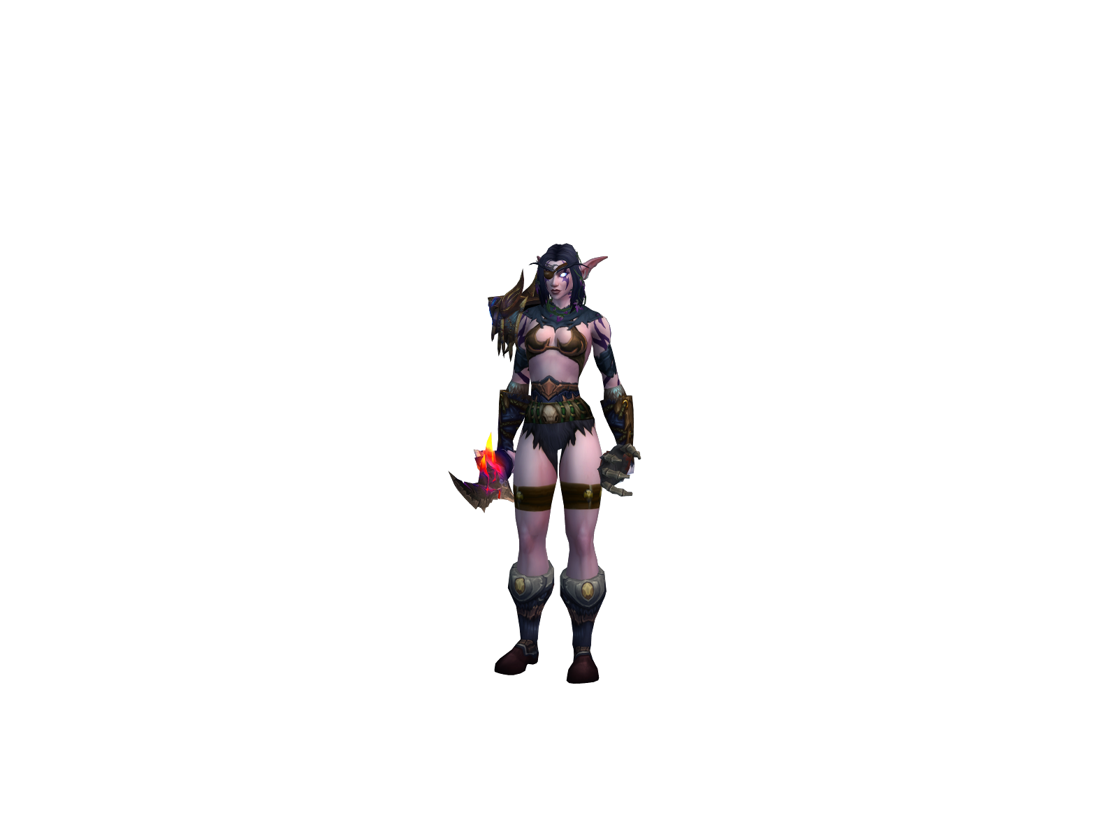 Druidacry 3D character render