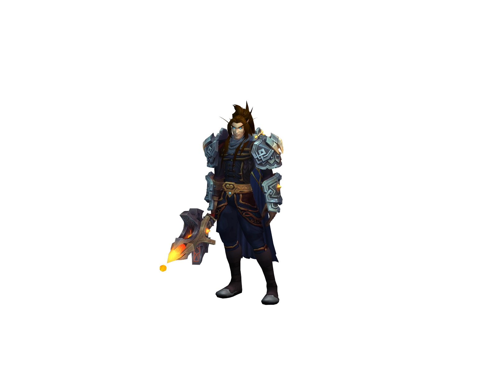 Cyrik 3D character render