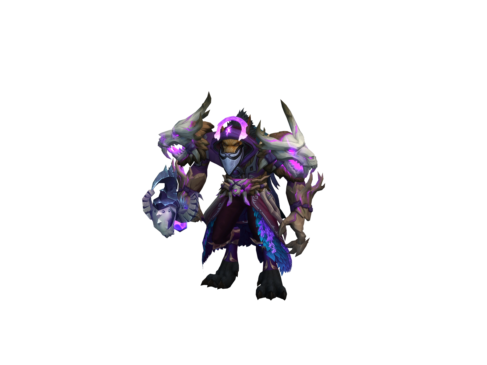 Foxbear 3D character render