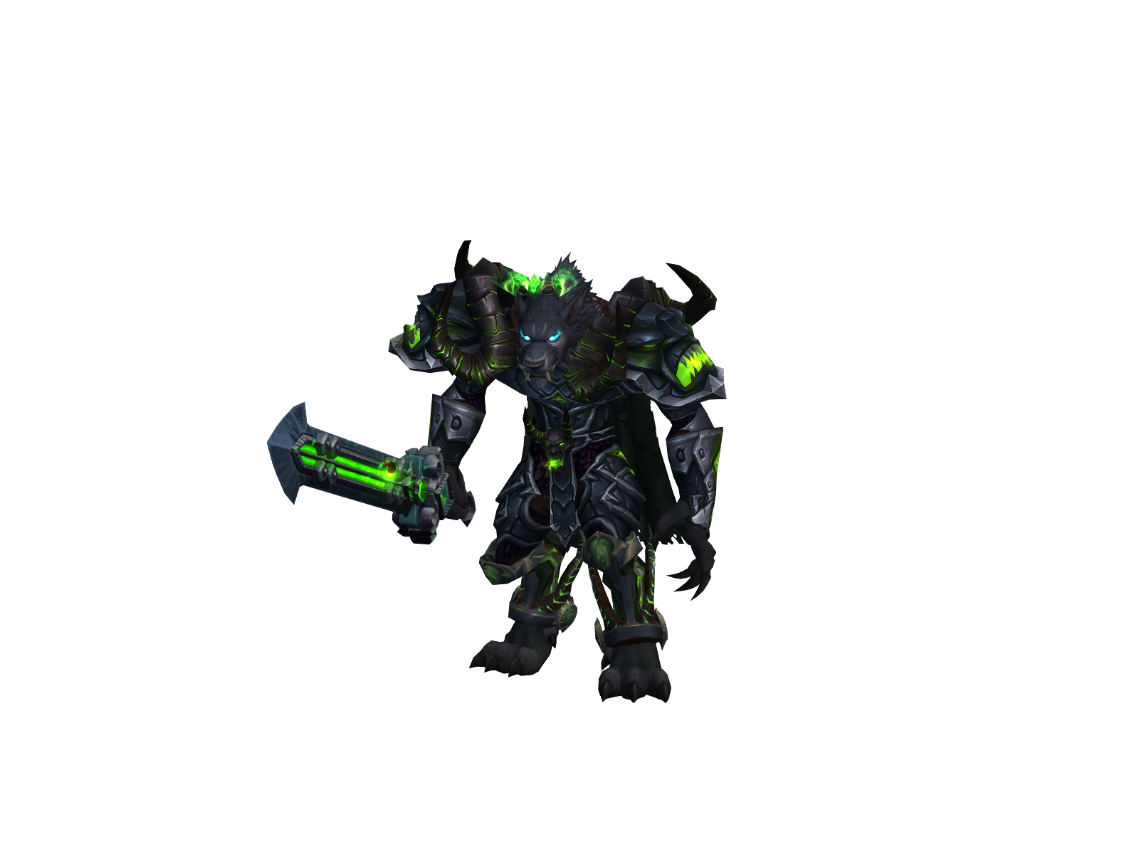 Silverclaw 3D character render