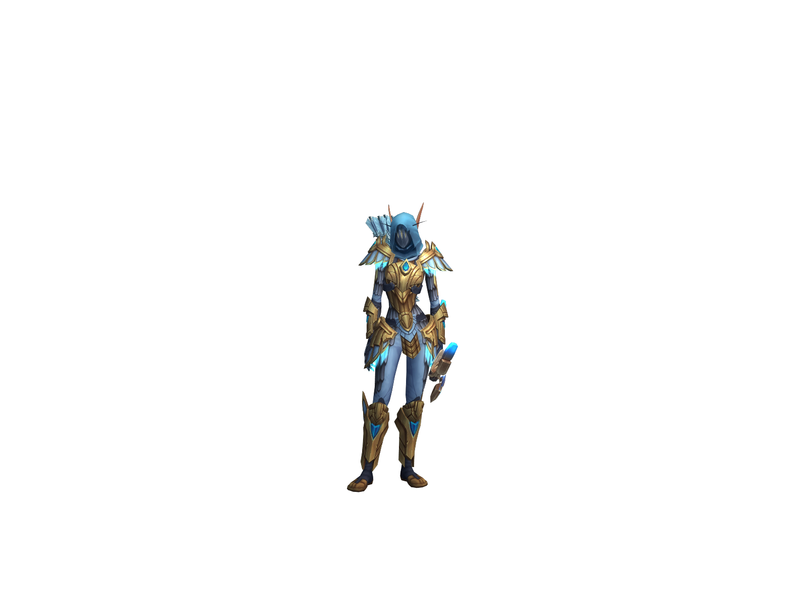 Azino 3D character render