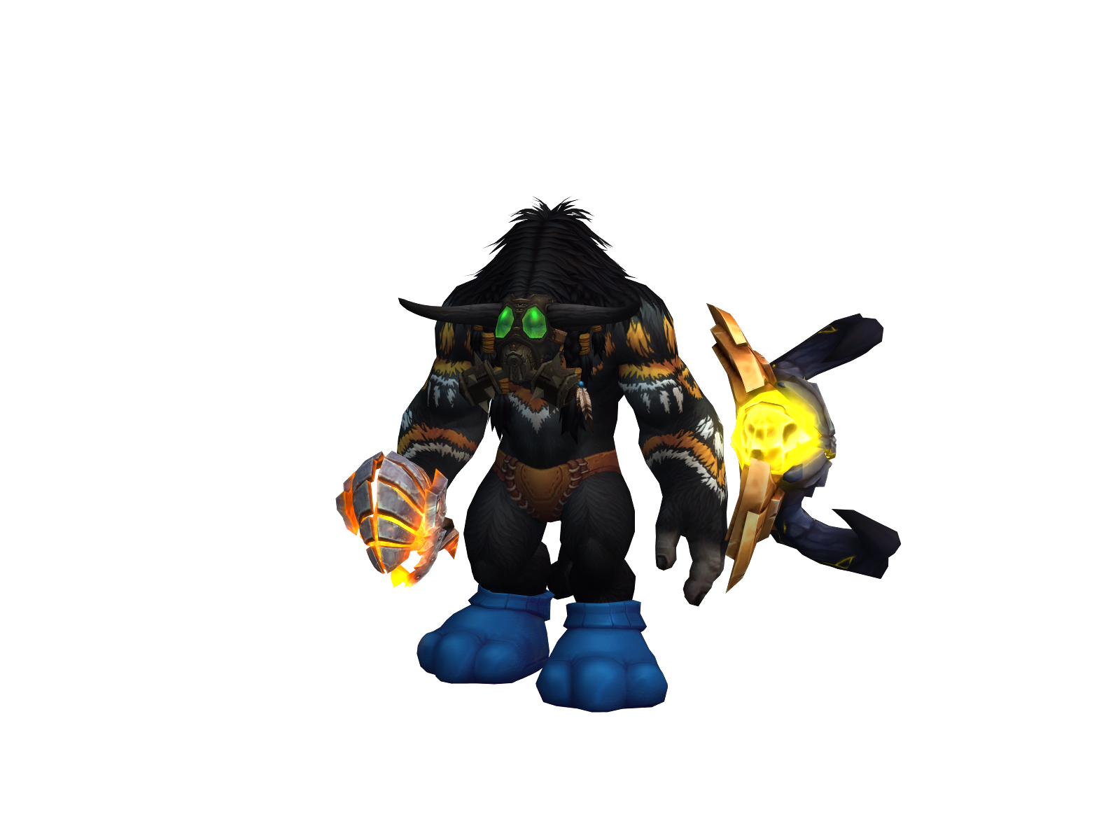 Dismount 3D character render