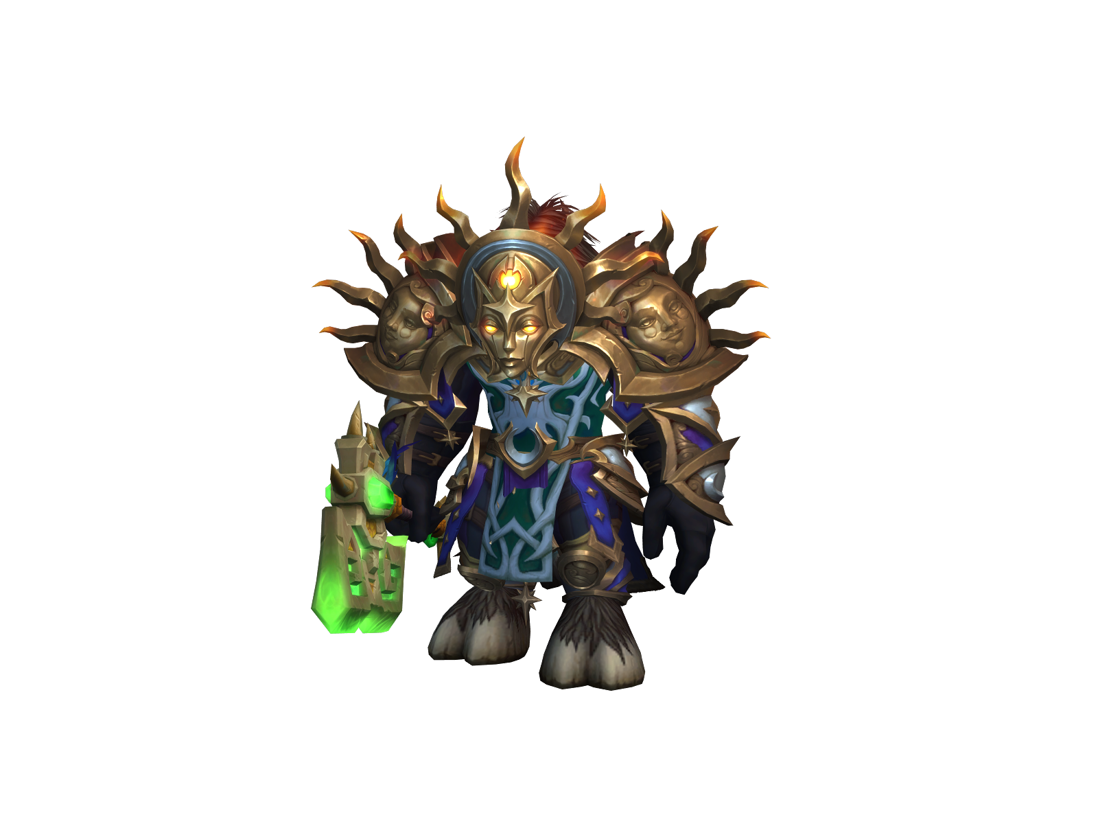 Palee 3D character render