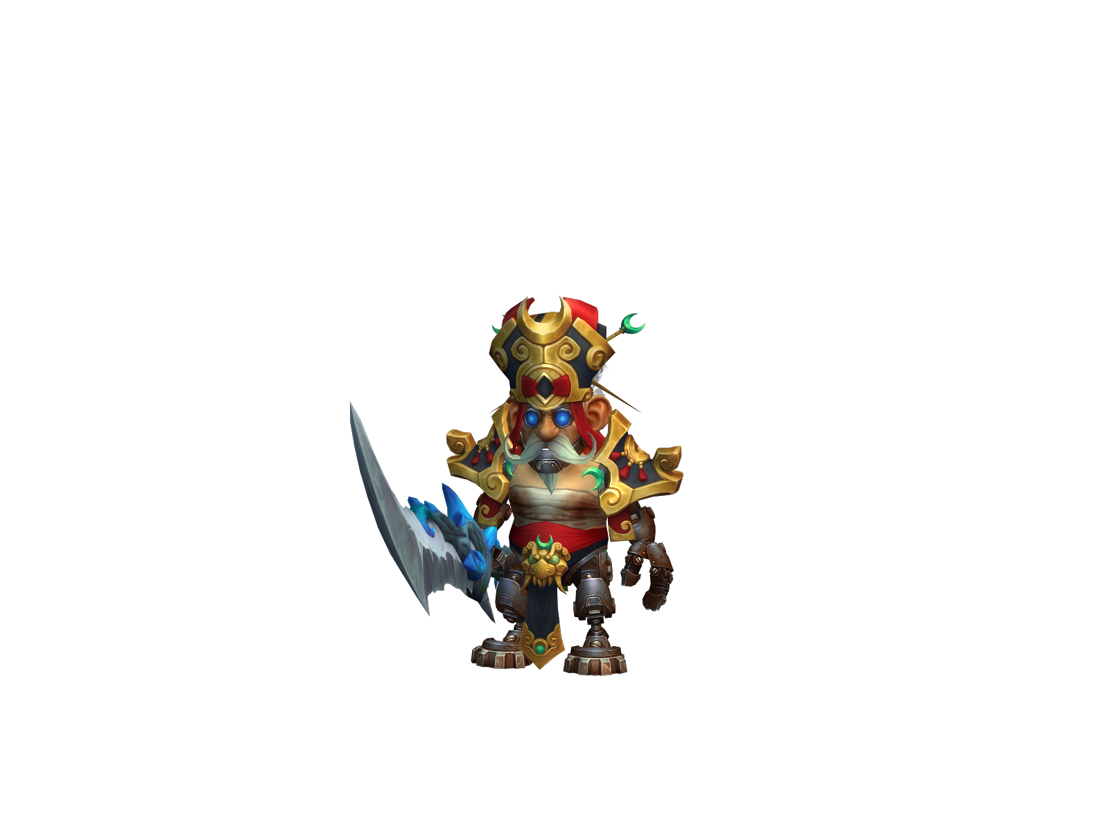 Rustwarden 3D character render