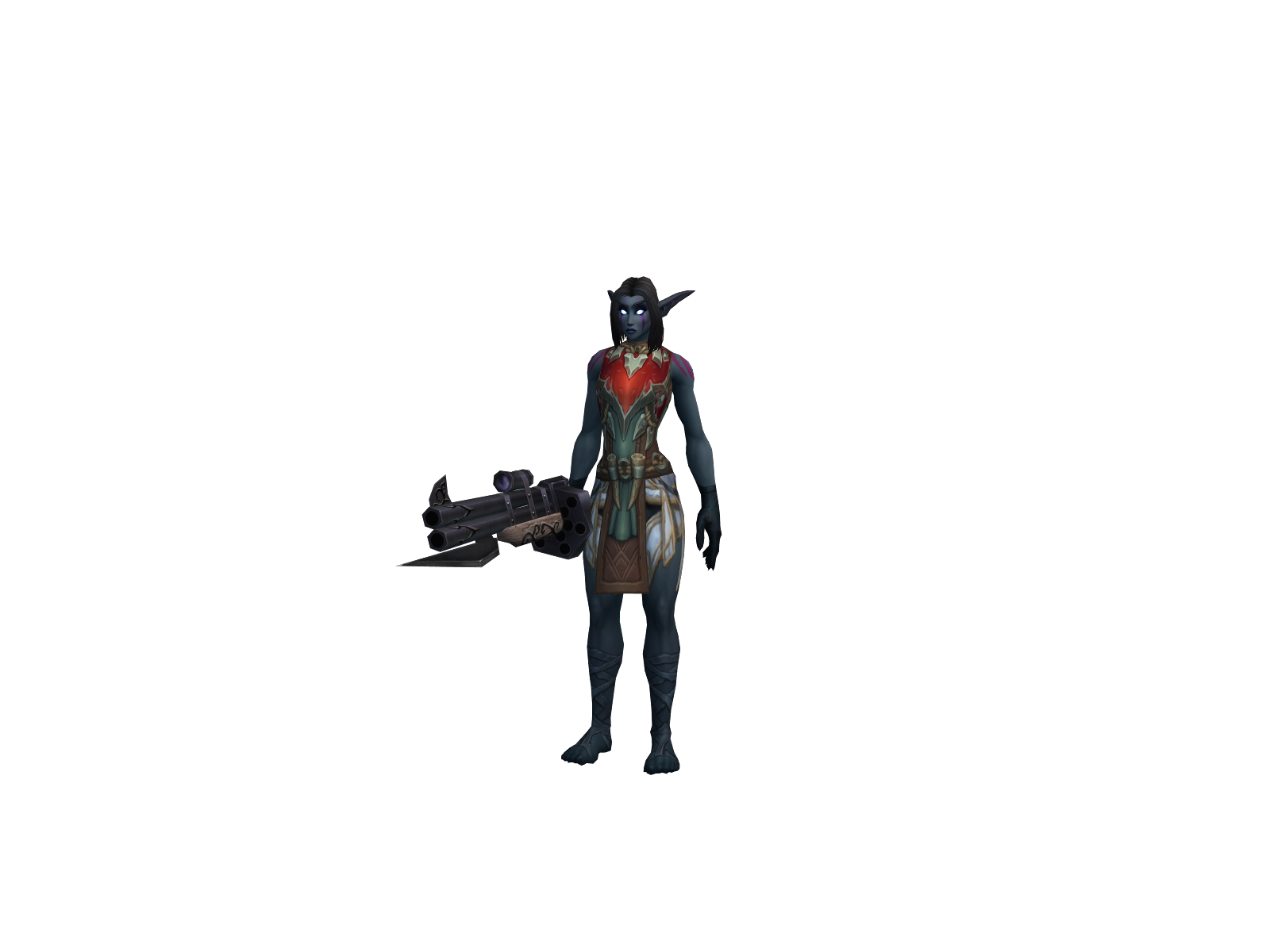 Negativemmr 3D character render