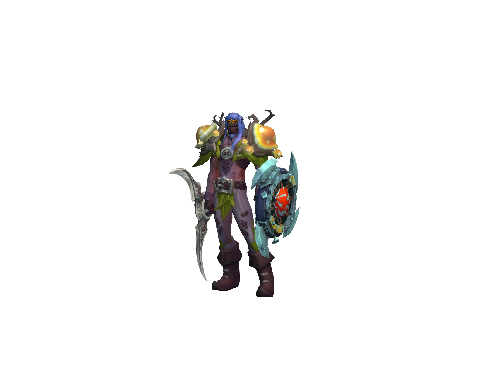 Chàrron 3D character render